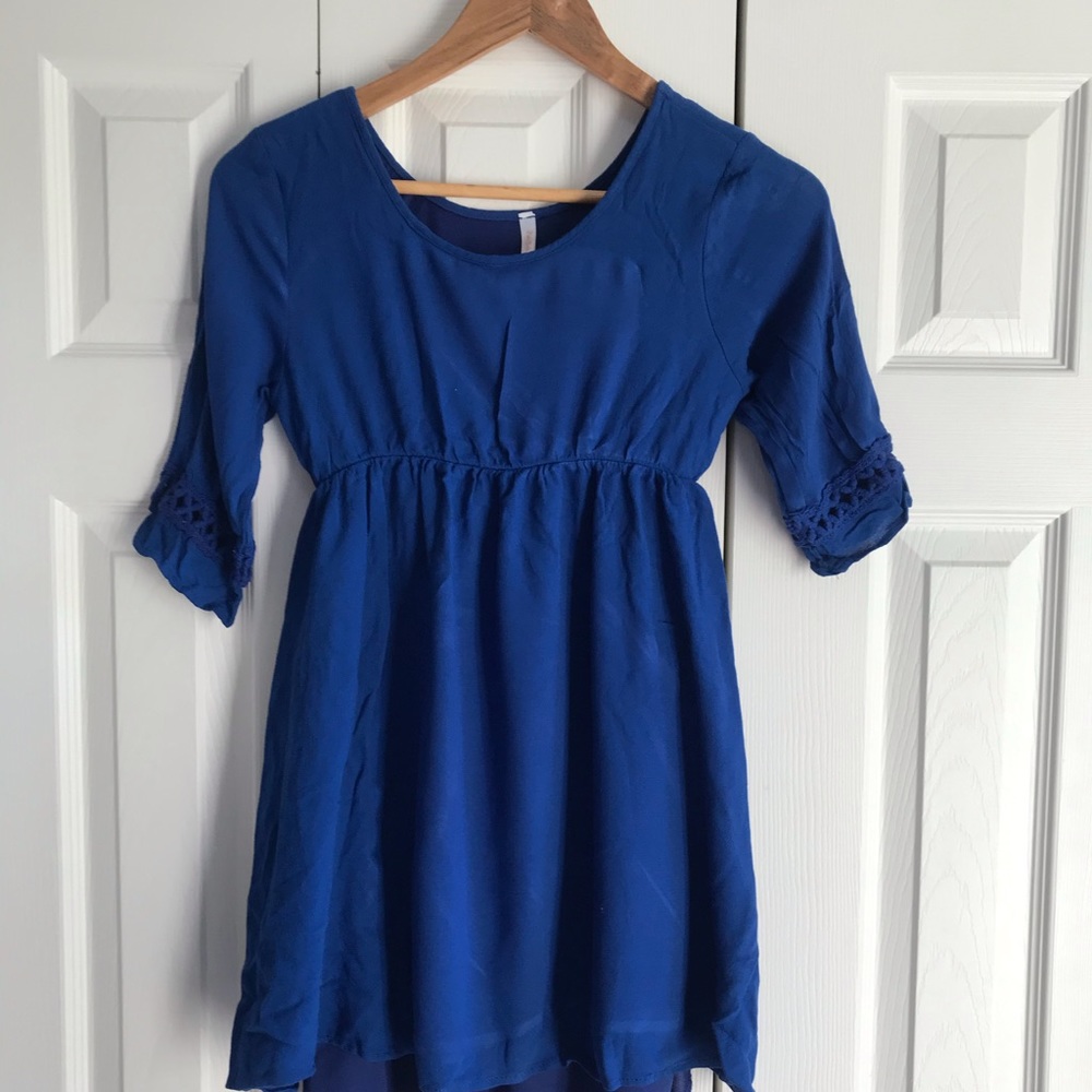 Adorable royal blue  bump dress💞